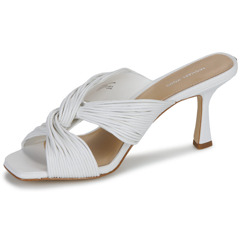 MICHAEL Michael Kors ALESSIA MULE SANDAL Bianco Ciabatta Donna - 4
