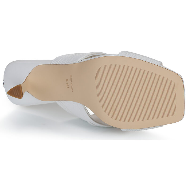 MICHAEL Michael Kors ALESSIA MULE SANDAL Bianco Ciabatta Donna - 7