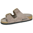 BIRKENSTOCK Arizona Big Buckle Print / Python / Grigio / Taupe / Stretto multicolore Ciabatta Donna - 4