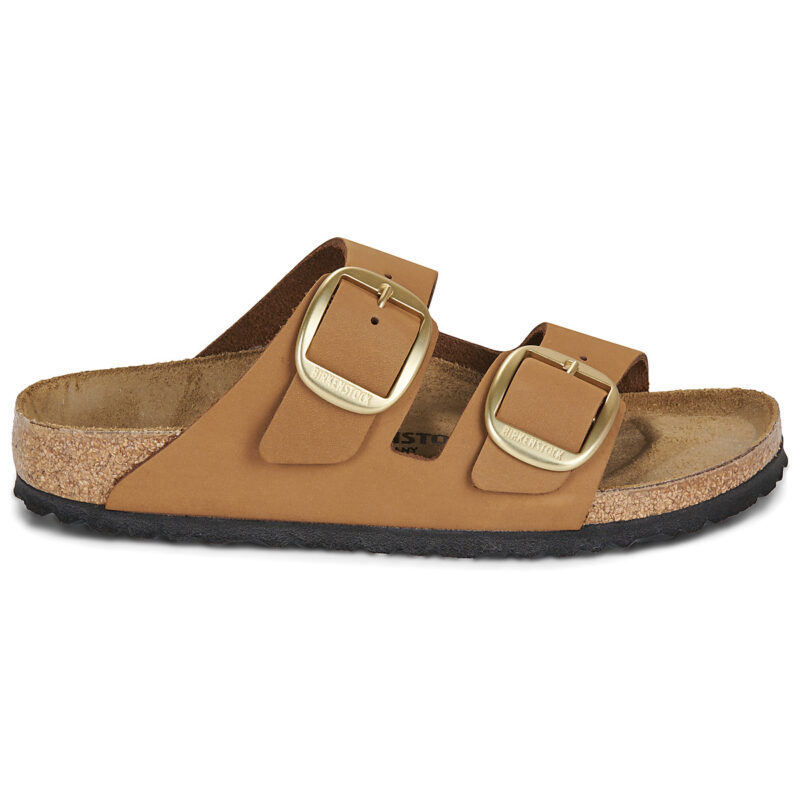 BIRKENSTOCK Arizona Big Buckle Nubuck / Mink / Stretto Marrone Ciabatta Donna - 2