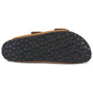 BIRKENSTOCK Arizona Big Buckle Nubuck / Mink / Stretto Marrone Ciabatta Donna - 7