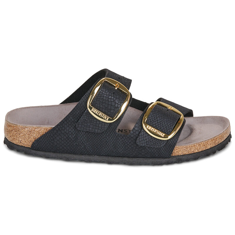 BIRKENSTOCK Arizona Big Buckle Print / Python / Black / Stretto Nero Ciabatta Donna - 2
