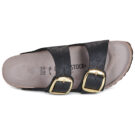 BIRKENSTOCK Arizona Big Buckle Print / Python / Black / Stretto Nero Ciabatta Donna - 6