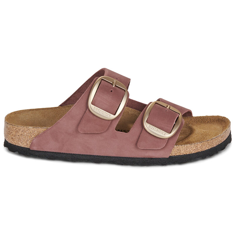 BIRKENSTOCK Arizona Big Buckle Nubuck / Pepper / Stretto Rosa Ciabatta Donna - 2