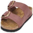 BIRKENSTOCK Arizona Big Buckle Nubuck / Pepper / Stretto Rosa Ciabatta Donna - 3