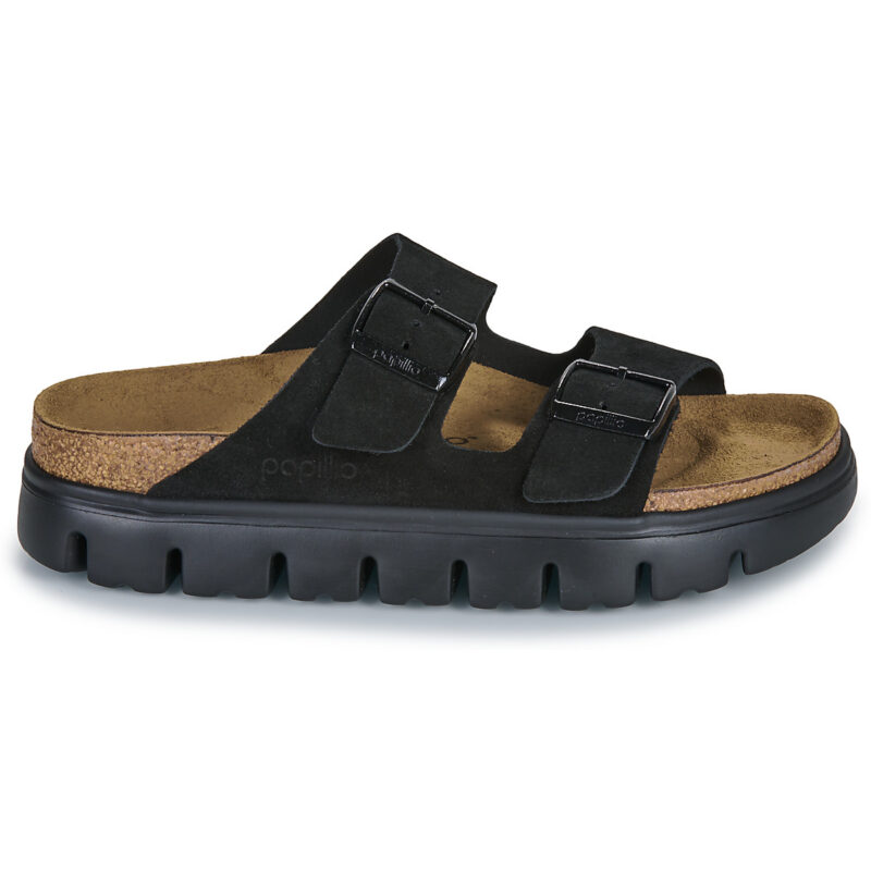 Papillio Arizona Chunky Suede Nero Ciabatta Donna - 2