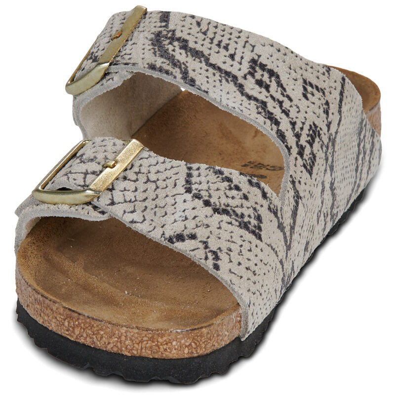 BIRKENSTOCK Arizona Suede / Print / Snake / Stretto Grigio Ciabatta Donna - 3