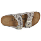 BIRKENSTOCK Arizona Suede / Print / Snake / Stretto Grigio Ciabatta Donna - 6