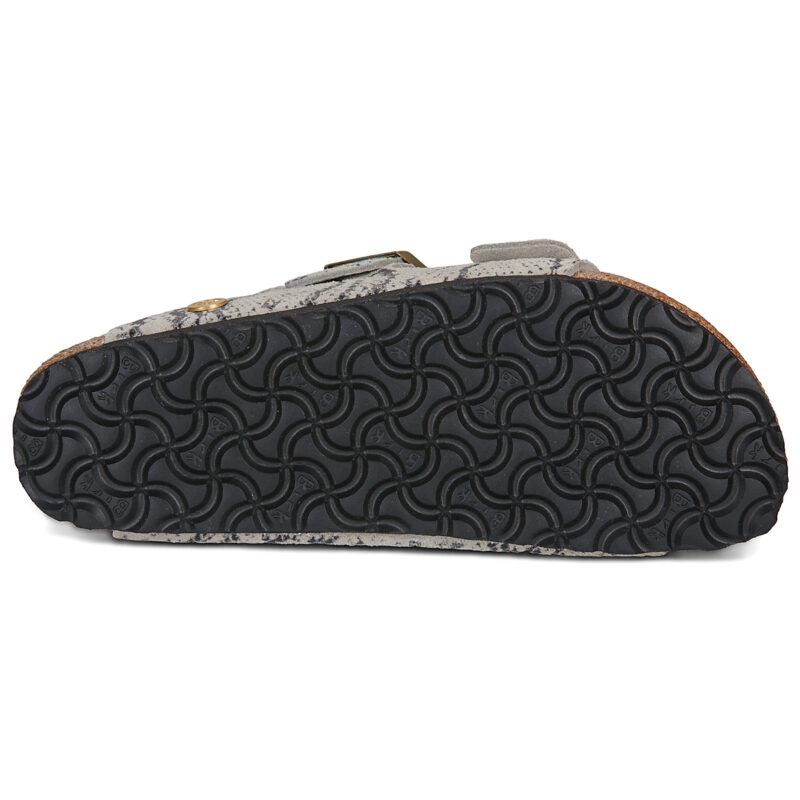 BIRKENSTOCK Arizona Suede / Print / Snake / Stretto Grigio Ciabatta Donna - 7