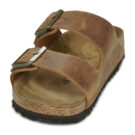BIRKENSTOCK Arizona Oiled / Pelle / Cognac / Stretto Marrone Ciabatta Donna - 3