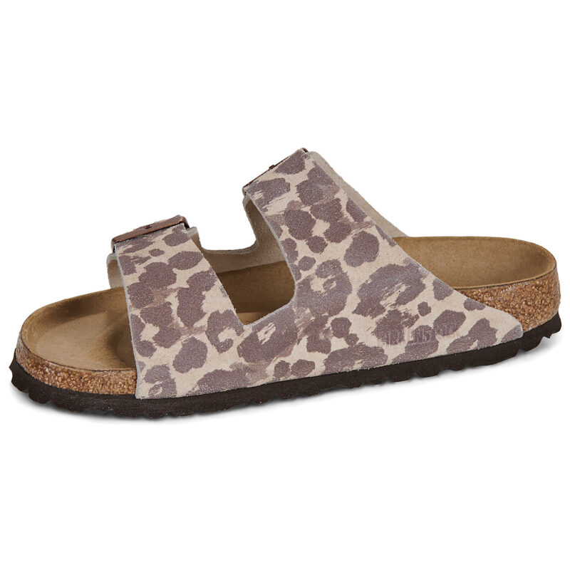 BIRKENSTOCK Arizona Leo / Print / Sandcastle / Stretto Marrone Ciabatta Donna - 4
