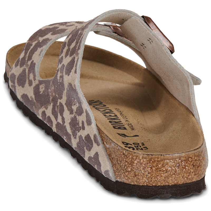 BIRKENSTOCK Arizona Leo / Print / Sandcastle / Stretto Marrone Ciabatta Donna - 5