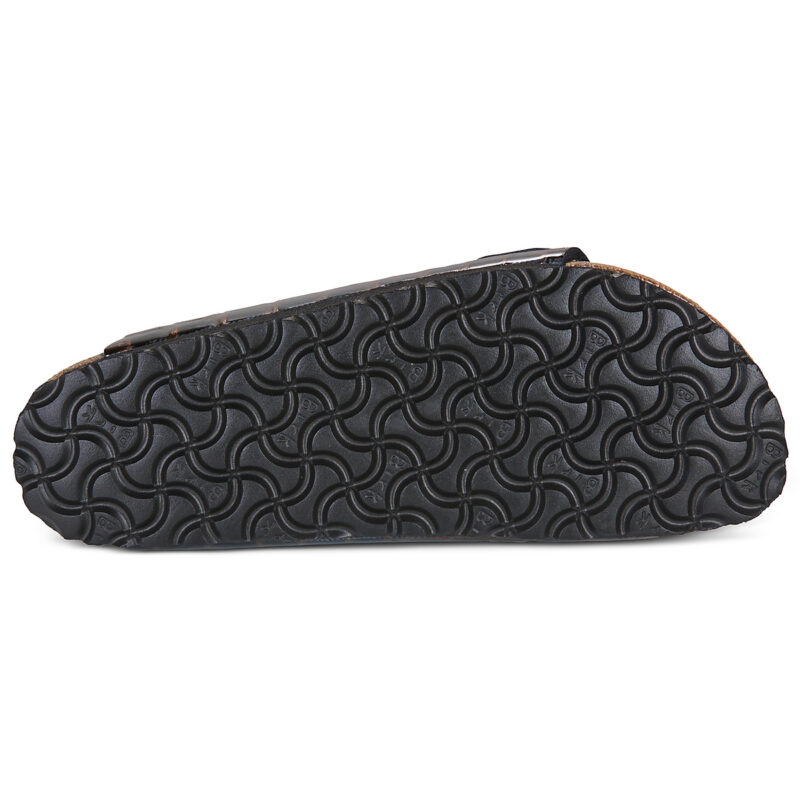 BIRKENSTOCK Arizona Pelle / Animal / Black / Stretto Marrone Ciabatta Donna - 7