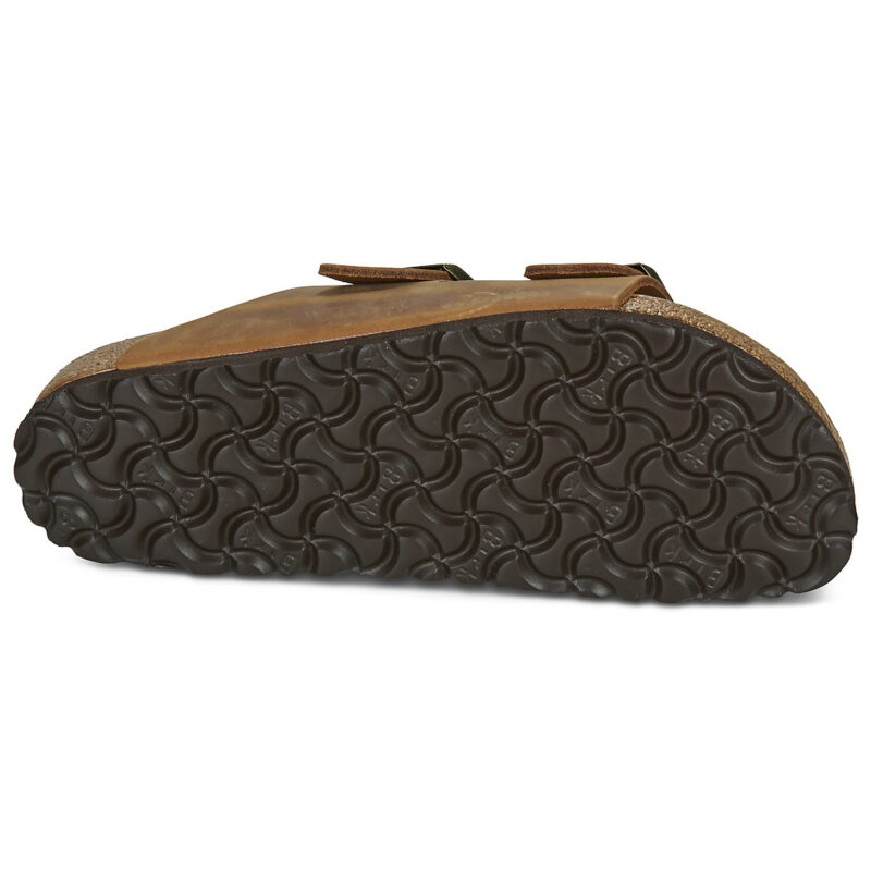 BIRKENSTOCK Arizona Oiled / Pelle / Cognac / Stretto Marrone Ciabatta Donna - 7