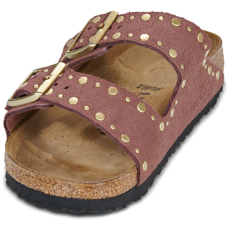 BIRKENSTOCK Arizona Rivet Suede / Rivet / Pepper / Stretto Rosa Ciabatta Donna - 3