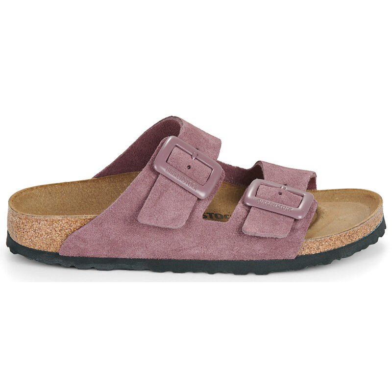 BIRKENSTOCK Arizona Suede / Pelle / Pepper / Stretto Rosa Ciabatta Donna - 2