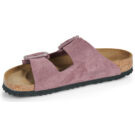 BIRKENSTOCK Arizona Suede / Pelle / Pepper / Stretto Rosa Ciabatta Donna - 4