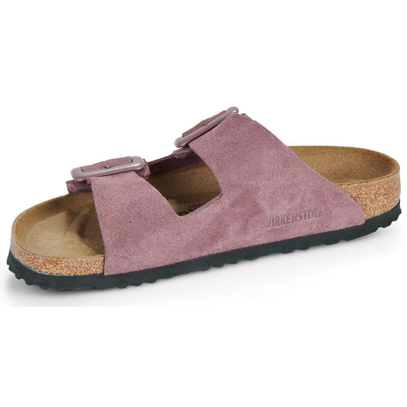 BIRKENSTOCK Arizona Suede / Pelle / Pepper / Stretto Rosa Ciabatta Donna - 4
