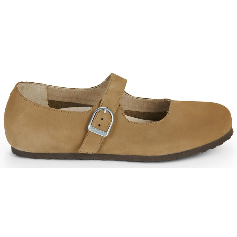 BIRKENSTOCK Mary Jane Nubuck / Nero / Tea / Stretto Marrone Ballerine Donna - 2