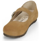 BIRKENSTOCK Mary Jane Nubuck / Nero / Tea / Stretto Marrone Ballerine Donna - 3