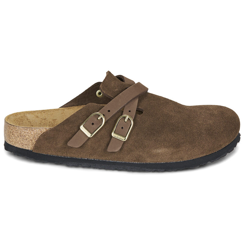 BIRKENSTOCK Blair Suede / Carafe / Stretto Marrone Zoccoli Donna - 2