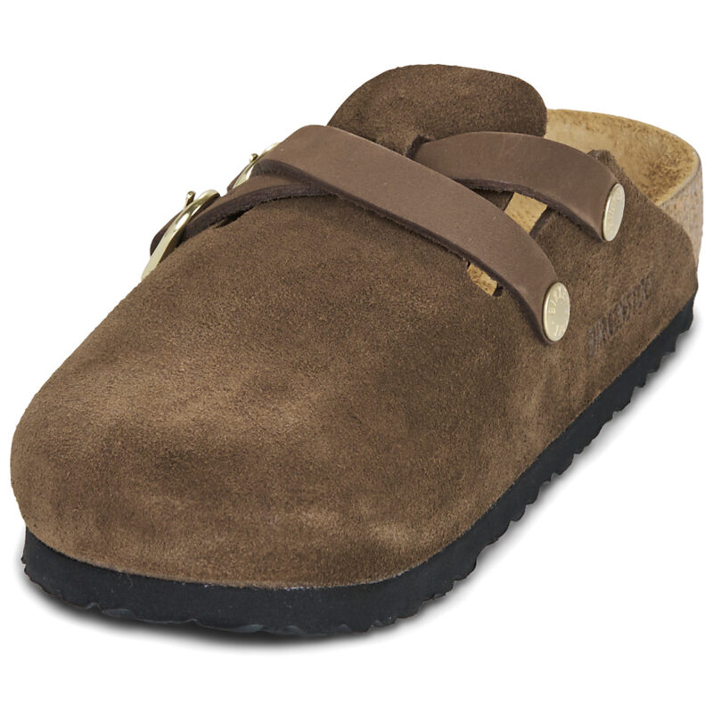 BIRKENSTOCK Blair Suede / Carafe / Stretto Marrone Zoccoli Donna - 3