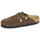 BIRKENSTOCK Blair Suede / Carafe / Stretto Marrone Zoccoli Donna - 4