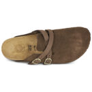 BIRKENSTOCK Blair Suede / Carafe / Stretto Marrone Zoccoli Donna - 6