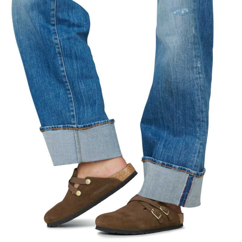 BIRKENSTOCK Blair Suede / Carafe / Stretto Marrone Zoccoli Donna - 8