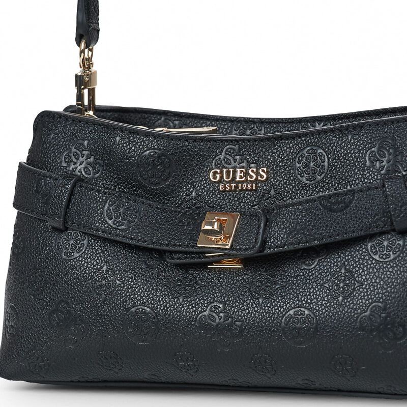 Guess ELLA LOGO GIRLFRIEND CROSSBODY Nero Borsa a tracolla Donna - 4