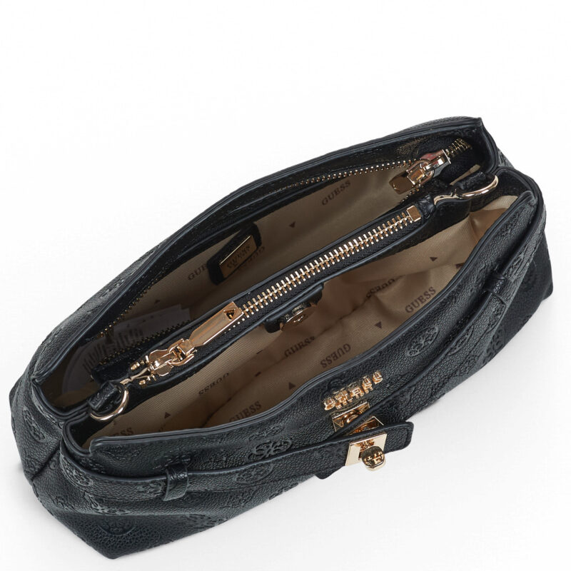 Guess ELLA LOGO GIRLFRIEND CROSSBODY Nero Borsa a tracolla Donna - 5
