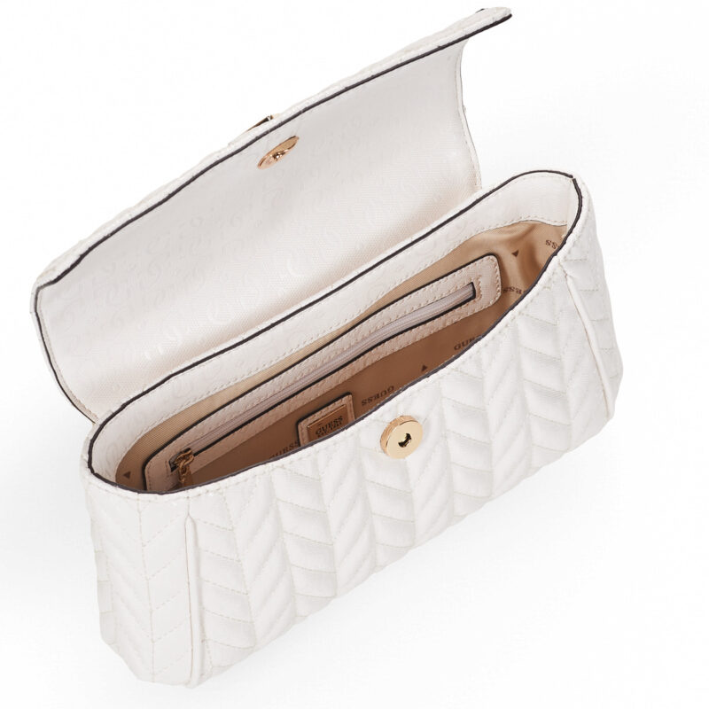 Guess STACEY CONVERTIBLE XBODY FLAP Bianco Borsa a tracolla Donna - 5