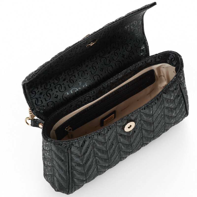 Guess STACEY CONVERTIBLE XBODY FLAP Nero Borsa a tracolla Donna - 5