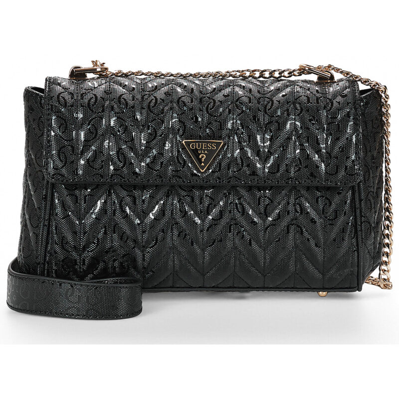 Guess STACEY CONVERTIBLE XBODY FLAP Nero Borsa a tracolla Donna - 1