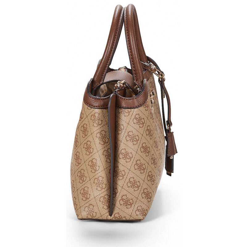 Donna Guess LINDSEY GIRLFRIEND SATCHEL Marrone Borsetta Donna - 3