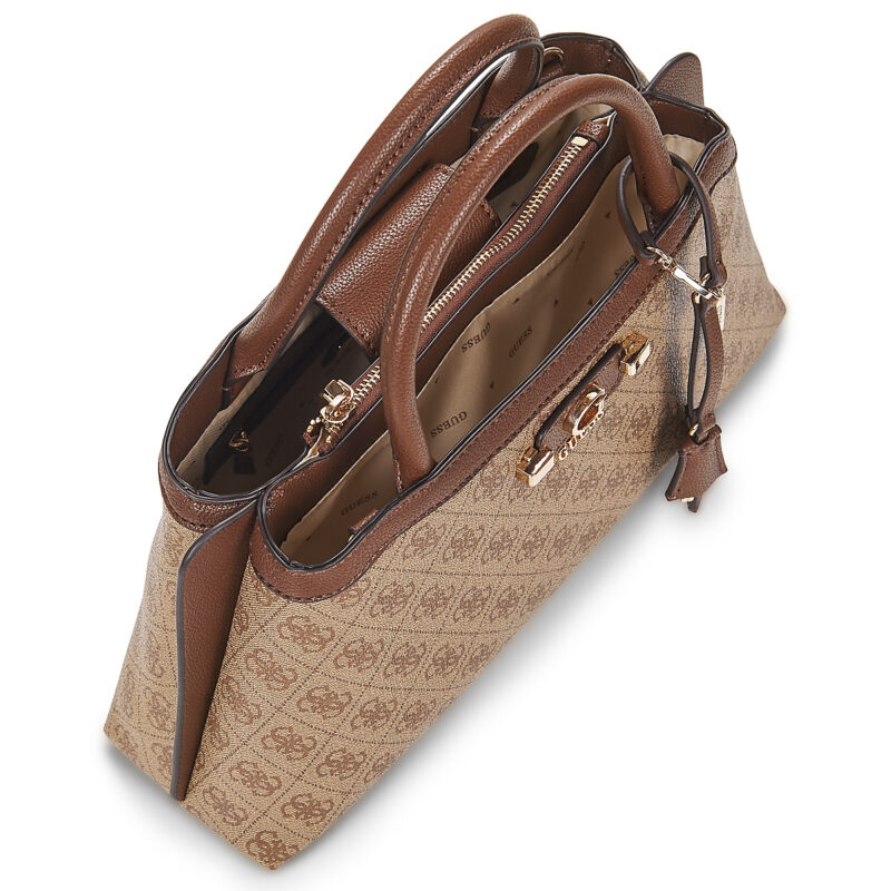 Donna Guess LINDSEY GIRLFRIEND SATCHEL Marrone Borsetta Donna - 5