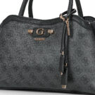 Donna Guess LINDSEY GIRLFRIEND SATCHEL Nero Borsetta Donna - 4