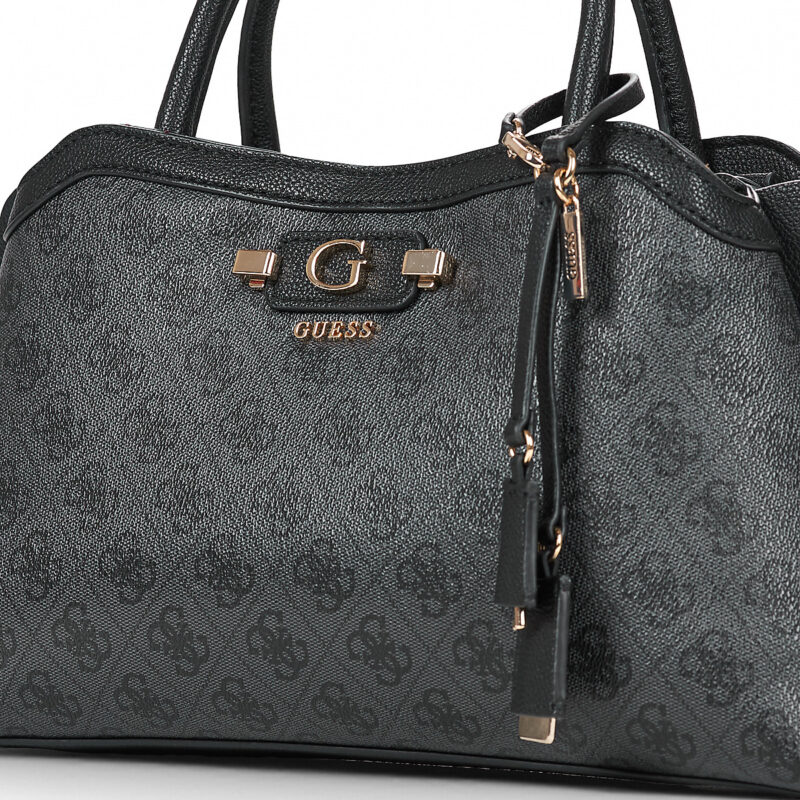 Donna Guess LINDSEY GIRLFRIEND SATCHEL Nero Borsetta Donna - 4