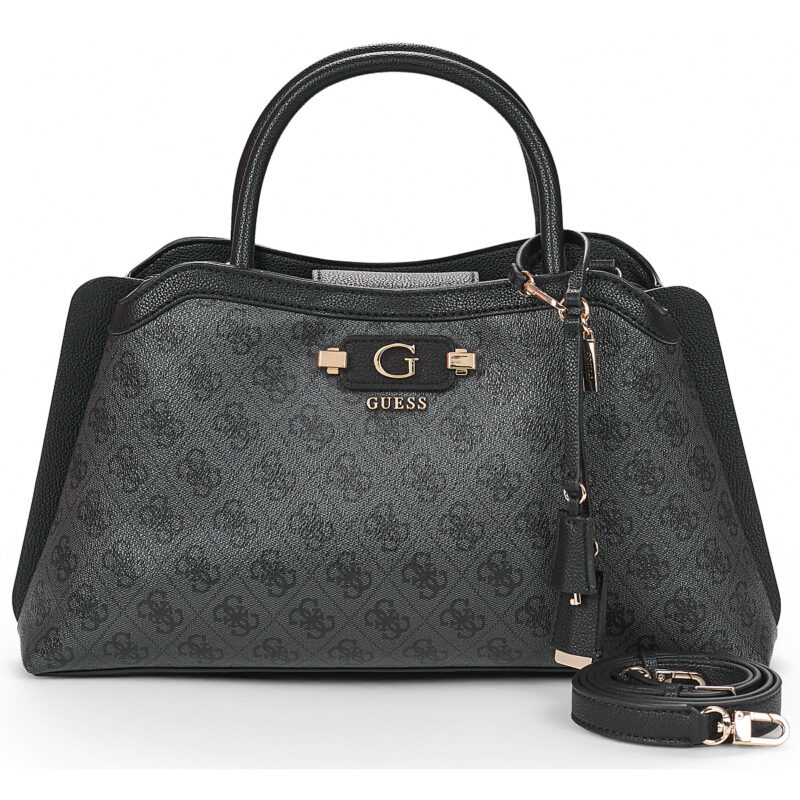 Donna Guess LINDSEY GIRLFRIEND SATCHEL Nero Borsetta Donna - 1