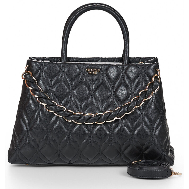 Donna Guess MAXINE GIRLFRIEND SATCHEL Nero Borsetta Donna - 1