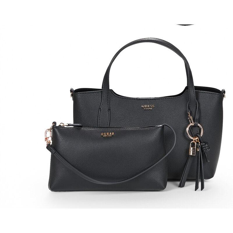 Donna Guess MELODY 2 IN 1 SATCHEL Nero Borsetta Donna - 4