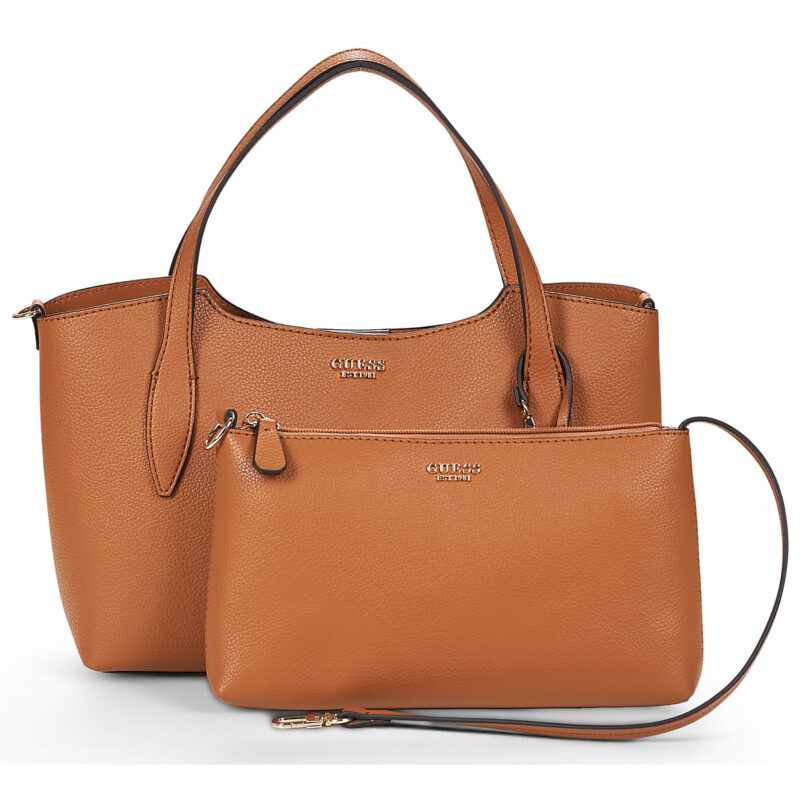 Donna Guess MELODY 2 IN 1 SATCHEL Marrone Borsetta Donna - 4