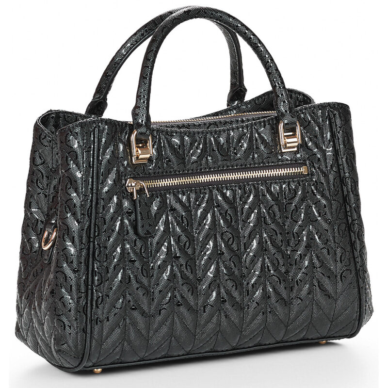 Donna Guess STACEY GIRLFRIEND SATCHEL Nero Borsetta Donna - 2