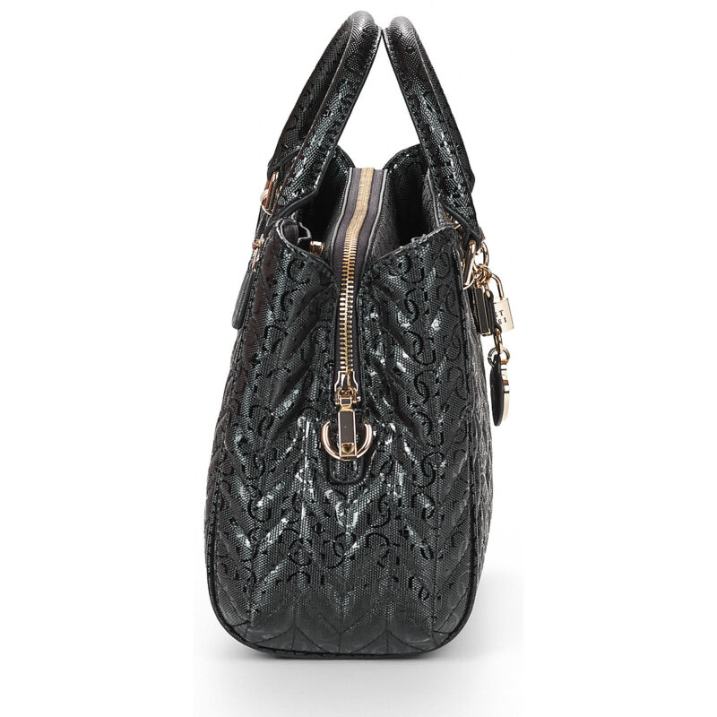 Donna Guess STACEY GIRLFRIEND SATCHEL Nero Borsetta Donna - 3