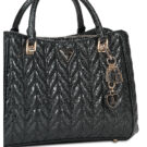 Donna Guess STACEY GIRLFRIEND SATCHEL Nero Borsetta Donna - 4