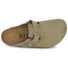 BIRKENSTOCK Boston Suede / Khaki / Regular Beige Zoccoli Donna - 6