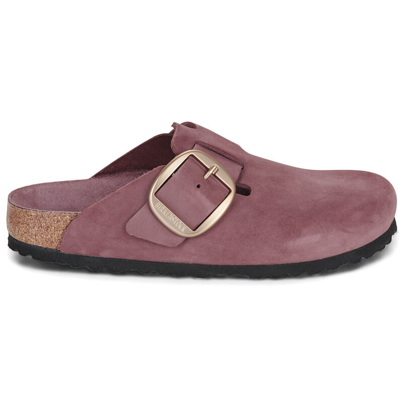 BIRKENSTOCK Boston Big Buckle Nubuck / Pepper / Stretto Rosa Zoccoli Donna - 2