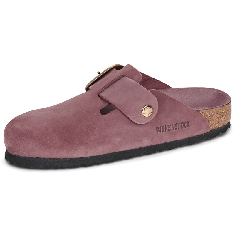 BIRKENSTOCK Boston Big Buckle Nubuck / Pepper / Stretto Rosa Zoccoli Donna - 4