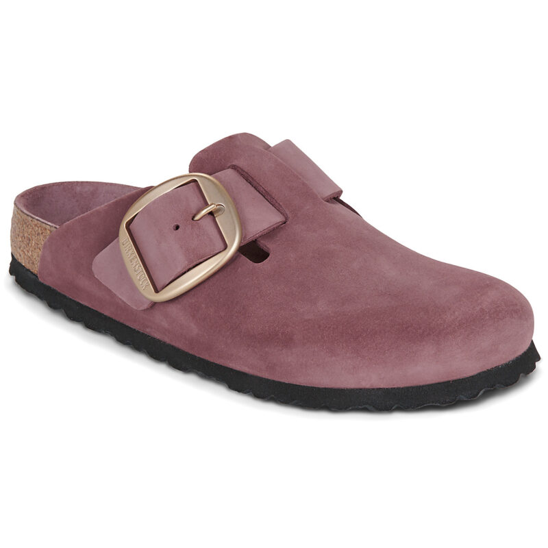 BIRKENSTOCK Boston Big Buckle Nubuck / Pepper / Stretto Rosa Zoccoli Donna - 1