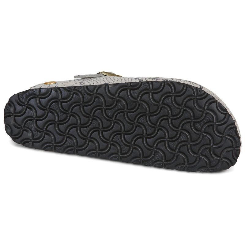 BIRKENSTOCK Boston Suede / Print / Snake / Stretto Grigio Zoccoli Donna - 7